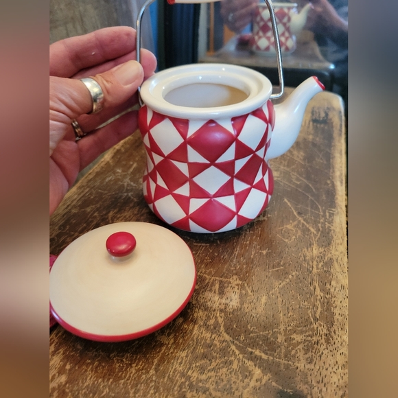 🛒🛍️💥Vintage ceramic Heartwood creek by Jim Shore 2004 I'm a little teapot - Picture 2 of 8